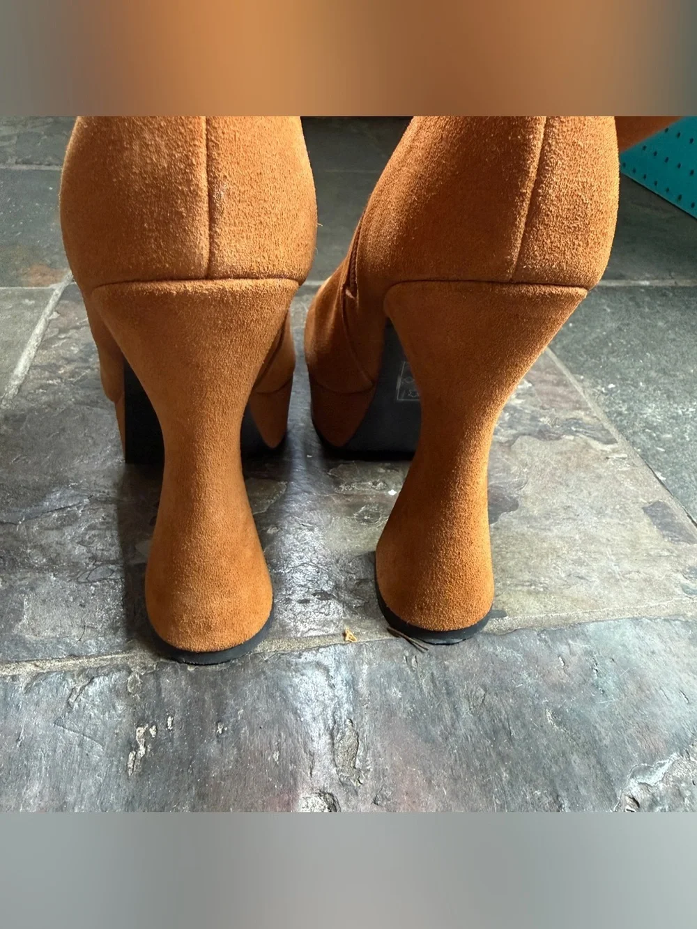 ASOS tan suede